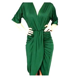 Hunter green dress